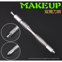 Double Ended Micro Blading Griffe Permanent Augenbrauen Make -up Tattoo Machine Pen